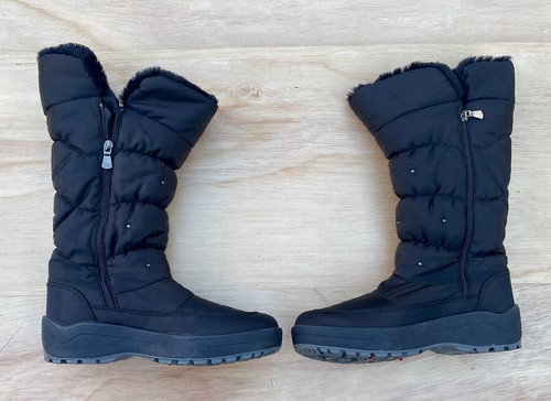 PAJAR Canada Gore-Tex Waterproof Ice-Gripper Snow Boots Women's Black SIZE 10 - Picture 2 of 9