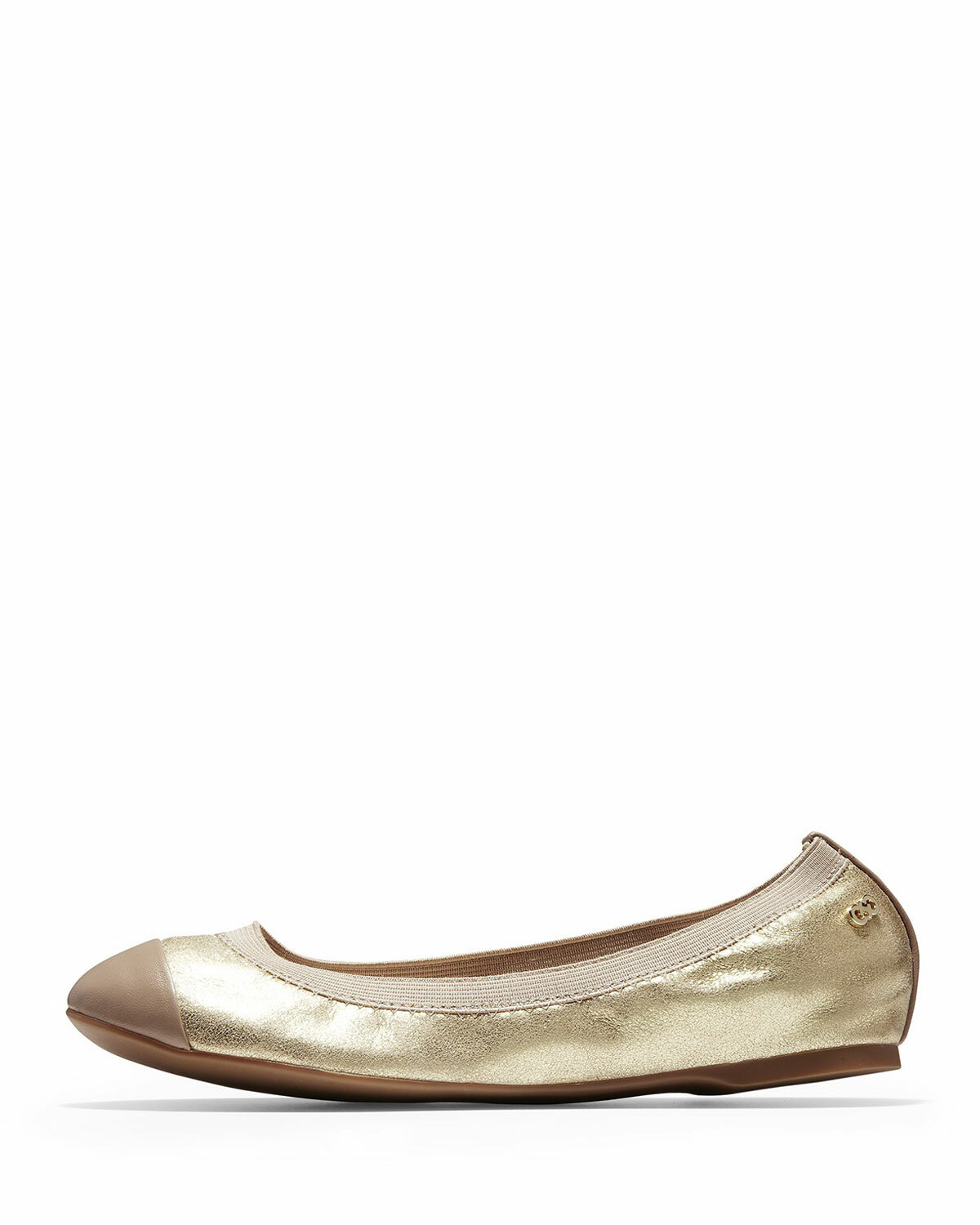 cole haan elbridge leather ballet flats