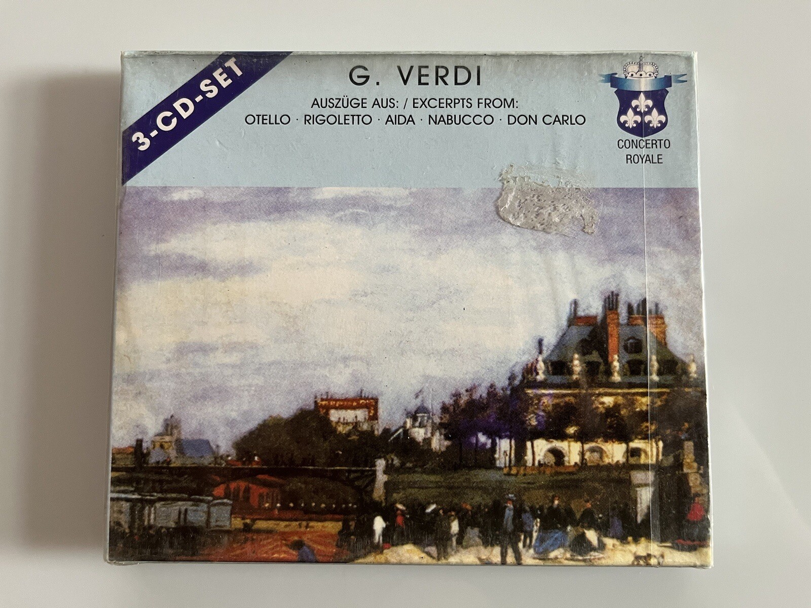 G. Verdi. Excerpts from ""Otello Rigoletto Aida Nabucco & Don Carlo"" 3CD Set NEW
