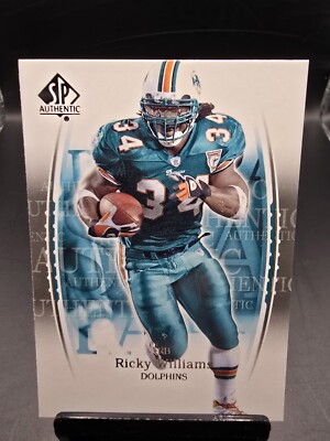2003 Upper Deck SP Authentic #34 Ricky Williams - Miami Dolphins | eBay