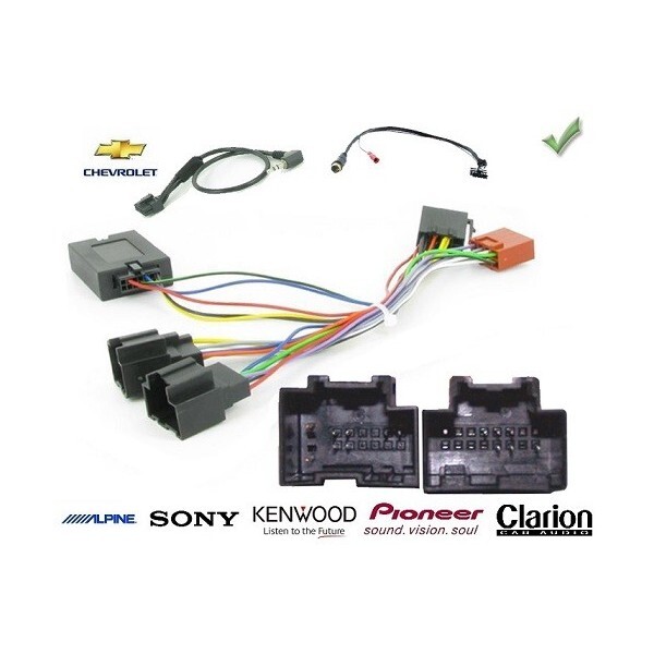 Commande au volant Chevrolet Captiva 2006-2011 kit interface autoradio Alpine complet 2.4 4WD