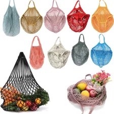 Mesh Net Turtle Bags String Shopping Bag Reusable Fruit Storage Handbag Tote JQ