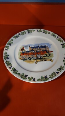 LOCHES Revol France 10 1/2 Plate Grape Trim