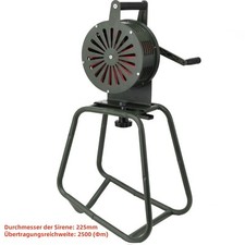 Standsirene Alarm Sirene Handsirene Kurbelsirene 125dB 2500m Manuell Sirenen