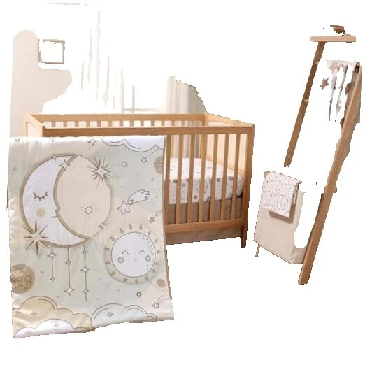 Moon & Stars Baby Boys' Synthetic Nursery Bedding