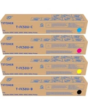 T-FC50U Toner Set CMYK For E-Studio 2555C 3055C3555C4555C
