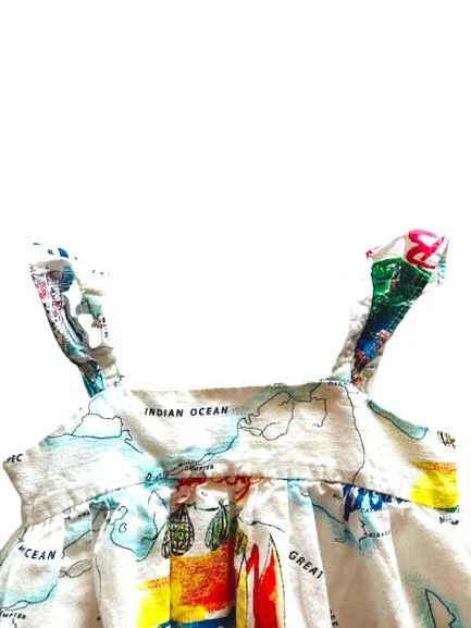 Precioso Vestido de Verano Niñas Bebé Gap Martha's Vineyard 4 Años Niños Pequeños Foto 3 de 4