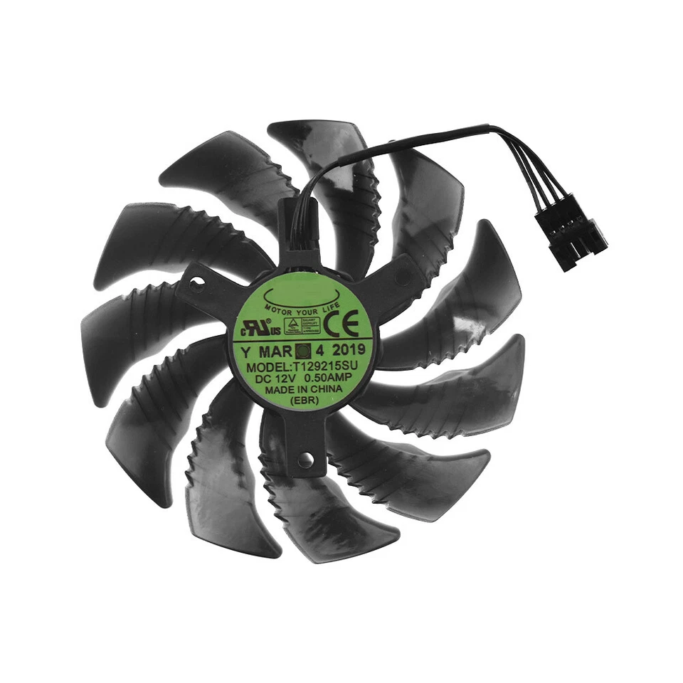 85mm Video Card Cooling Fan for Gigabyte RTX2060/1660/1660Ti/1650 T129215SU 4pin - Image 4 of 4