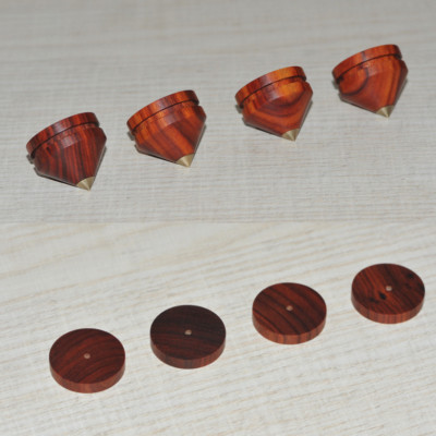 4x High Quality Improved / Absorber / Spikes / Füße für Micro Seiki