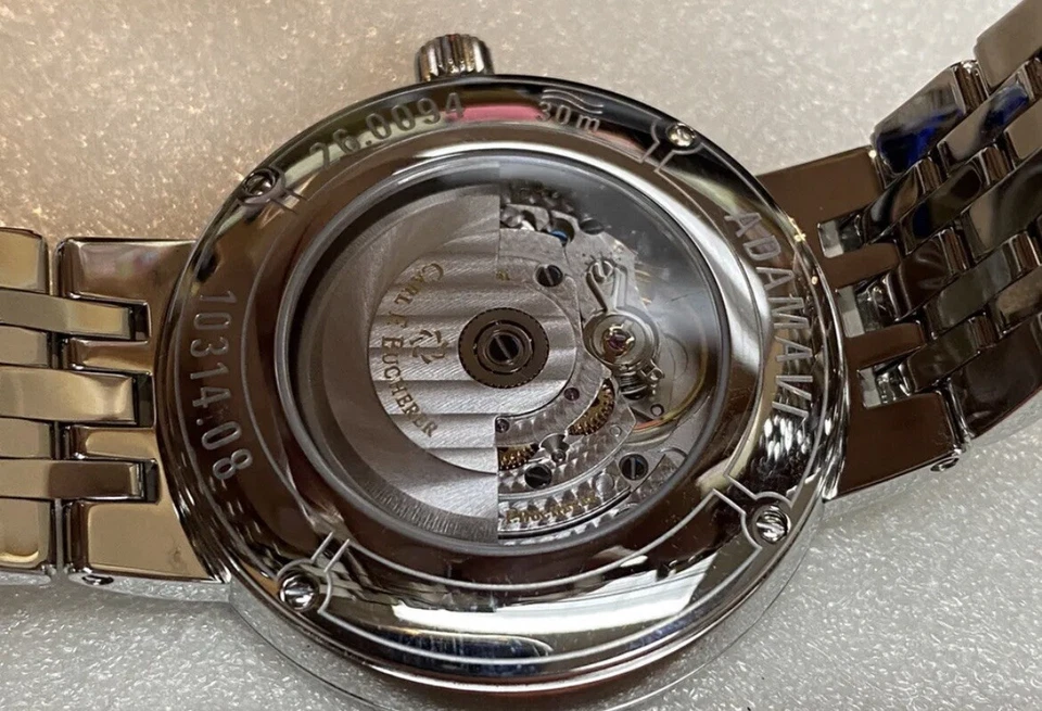 Автоматические часы Carl F.Bucherer Adamavi 10314.08 дата сталь 38 мм - Изображение 4 из 4