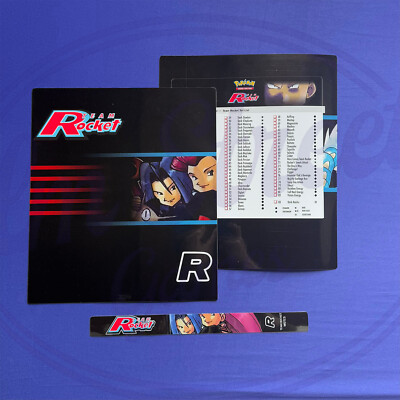 Team Rocket Style Binder w/ Pages - Vintage Themed Pokemon Set Card Album | eBay Team Rocket Style Binder w/ Pages - Vintage Themed Pokemon Set Card Album | eBay