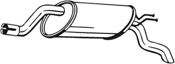 Bosal 148-309 EndschalldÄMpfer FÜR Fiat-image