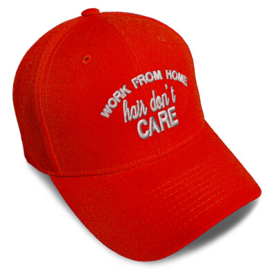 Baseball Cap Work from Home Hair Don'T Care Care Dad Hats for Men & Women 1 Size