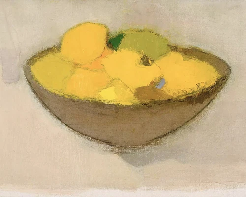 Antique Kitchen Still Life Lemons Oil Canvas Art Giclee Print Decor - Picture 1 of 3