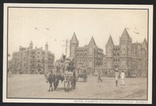(BL) India HOTEL MAJESTIC & WATERLOO MANSION - BOMBAY postal de colección