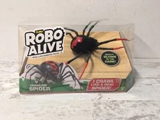 Zuru Robo Alive NIB Animatronic Real Life Robotic Crawling Black Widow Spider!!