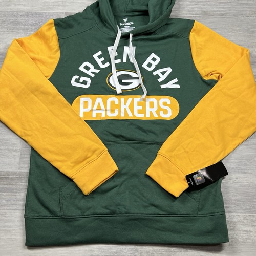 Fanatics Men's Green Bay Packers Extra Point Pullover Hoodie Size Medium NEW - Picture 2 of 10