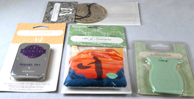 Scentsy Bonfire Beach Car Bar Air Of Adventure Pak Skinny Dippin' Tin & Circle