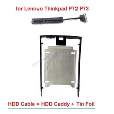 2.5 SATA Hard Drive HDD SSD Cable  Caddy  Tin Foil for Lenovo ThinkPad P72 P73