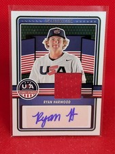 2023 Panini USA Stars Stripes RYAN HARWOOD Auto Jersey Autograph