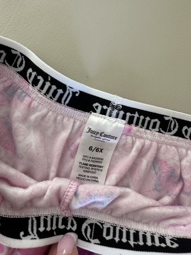 Girls Pink Pajama juicy couture Size 6/ 6x - Picture 5 of 5