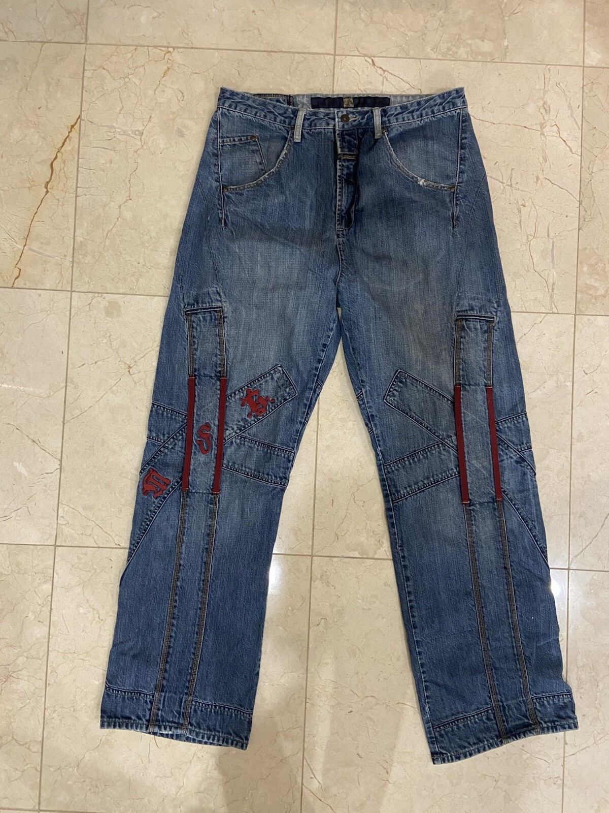 Salopette En Jean Girbaud Taille 34 - Exceptionnelle Et Rare, Occasion Très Bon état, Style Vintage