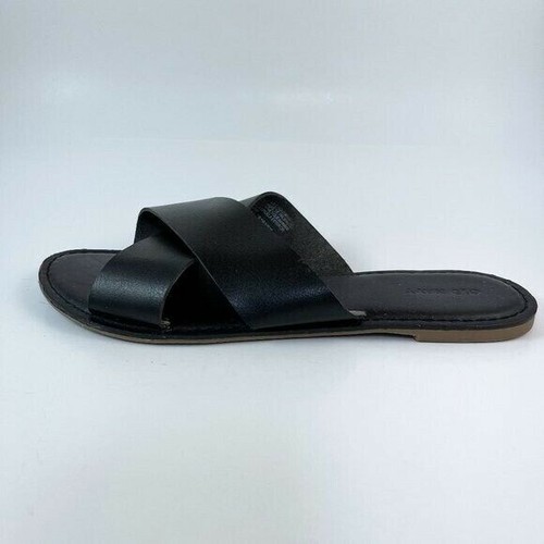 OLD NAVY WOMEN'S BLACK CRISS CROSS SLIP 
