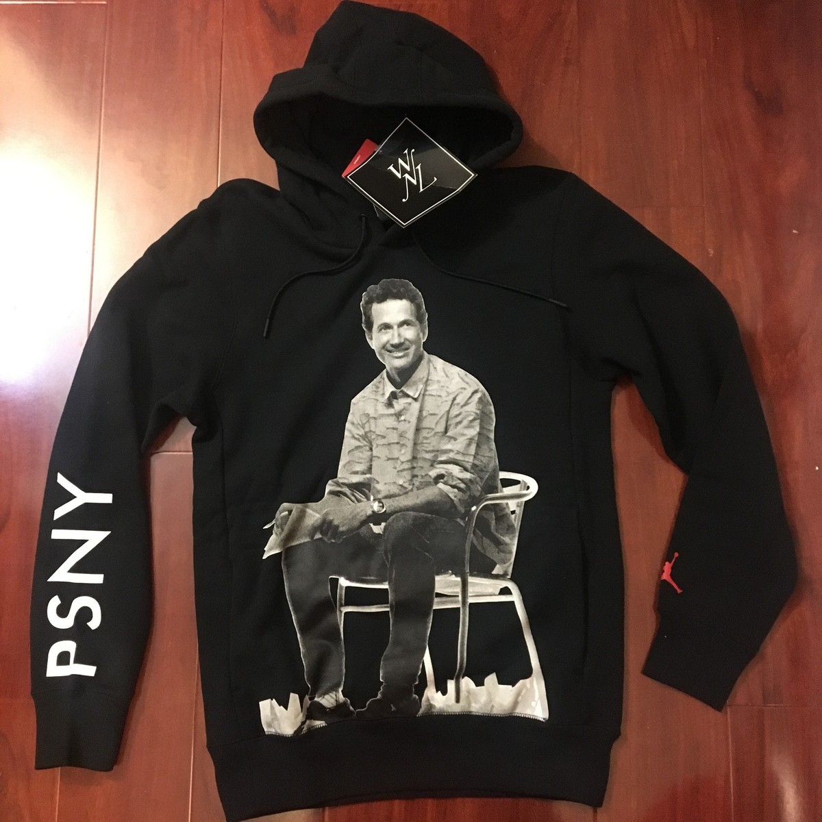 NEW JORDAN X PSNY HOODIE PUBLIC SCHOOL TINKER BLACK 942136-010 MEN SIZE  SMALL