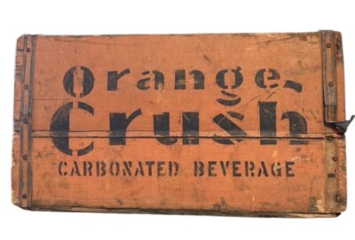Vintage 1930's Orange Crush Wood Soda Crate Pop Advertising | eBay