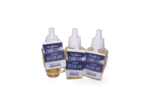 Bath & Body Works Salted Ocean Air Wallflower Fragrance Refill Bulb x3 - product listing photo
