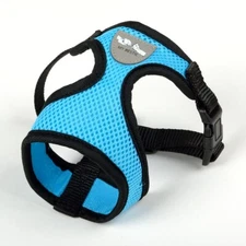 Soft Mesh Blue Pet Harness (Small) - Adjustable and Breathable