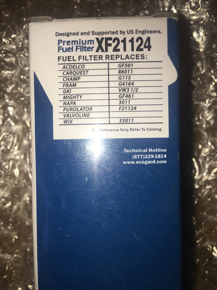 Filtro de combustible motor pequeño Eco Gard XF21124 Foto 3 de 3