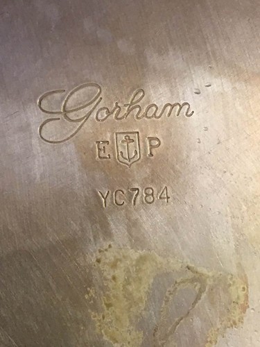 VINTAGE GORHAM SILVERPLATE BOWL (YC 784) - Picture 8 of 8