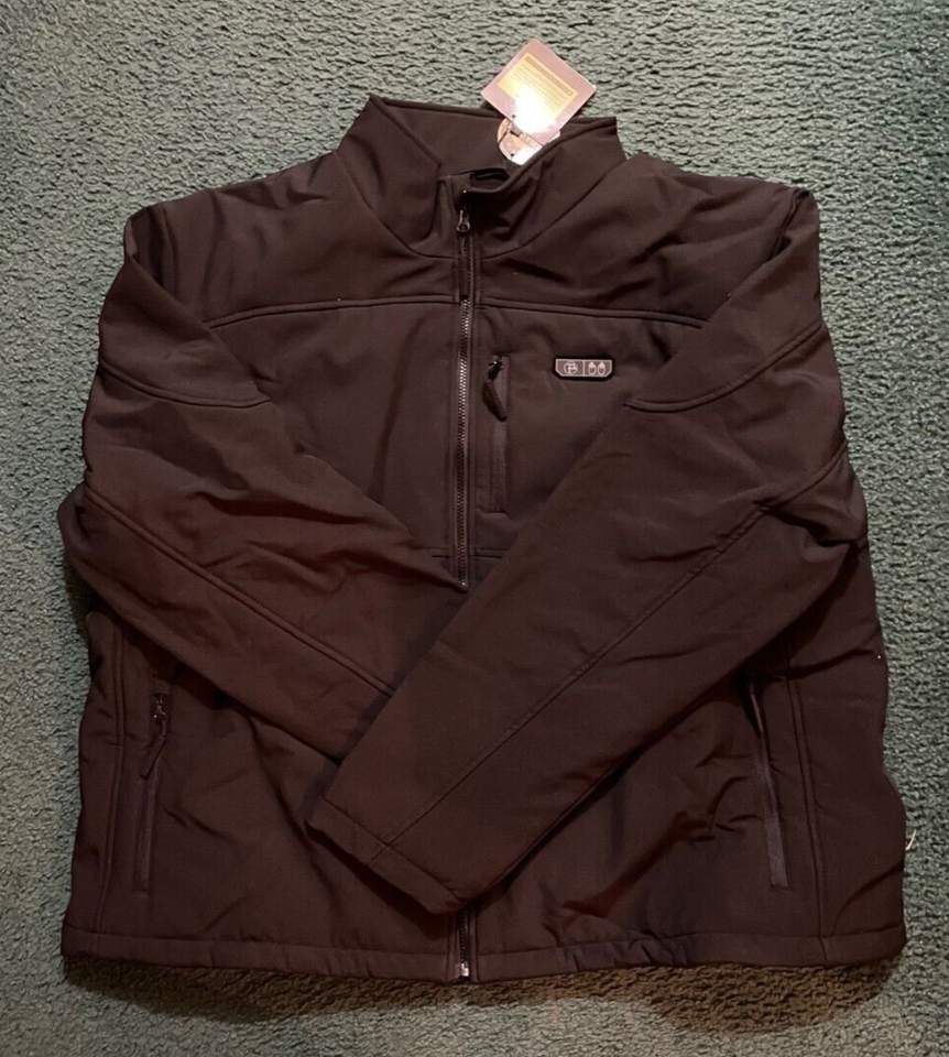 Ptahdus Heated Jacket Soft Shell w/ Hand Warmer W/ 7.4V Battery Pack