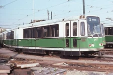 Original  Slide Trolley Cable MBTA Car Boston Green Line  #3477 Brookline 1980