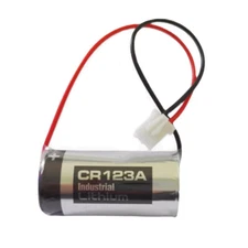 CR123A Battery 3V 1400mAh Non-rechargeable with Plug