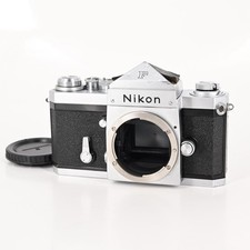 Nikon F Camera w/Standard Eye Level Prism Finder Motor Base Read Notes 763