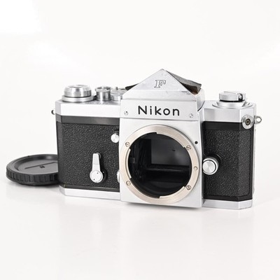 Nikon F Camera w/Standard Eye Level Prism Finder & Motor Base