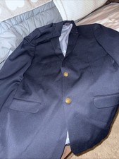 Tommy Hilfiger Kids Boys Navy Blue Blazer Button Front School Uniform Size 18