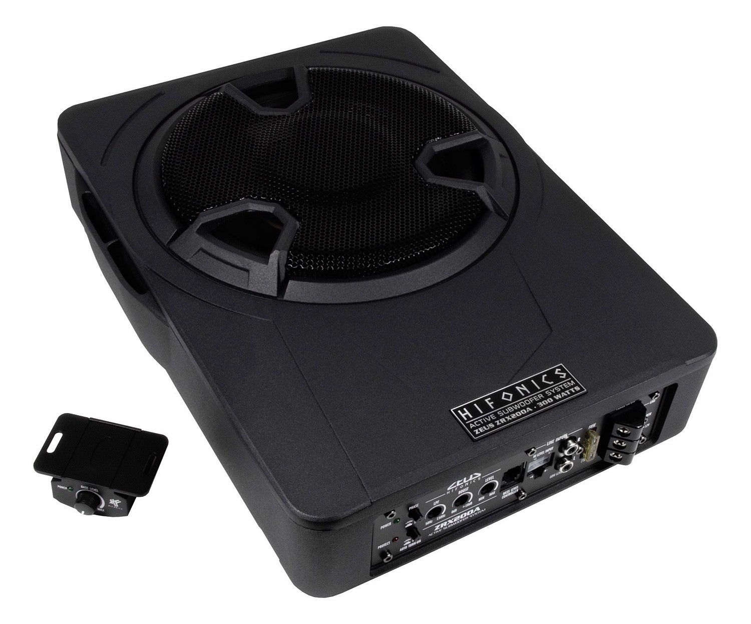 HIFONICS ZRX200A - 20cm/200mm Auto Aktiv Unterbau Subwoofer - 300 Watt MAX