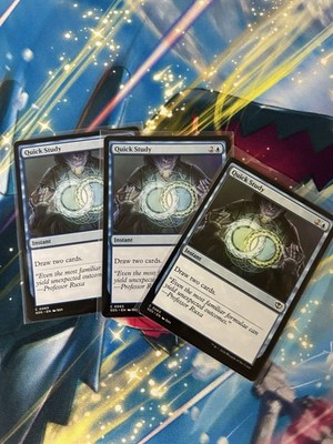 MTG X3 Quick Study Secrets of Strixhaven Free Shipping