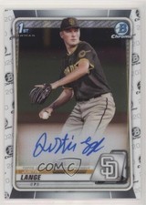 2020 Bowman Draft Chrome Draft Picks Auto Justin Lange #CDA-JL Auto e5z