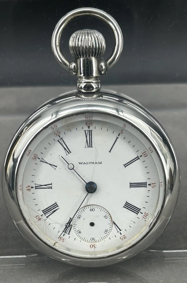 1898 WALTHAM Grade 820 Model 1883 15J SIZE 18S For Parts Or Repair PHILADELPHIA - Image 2 of 4