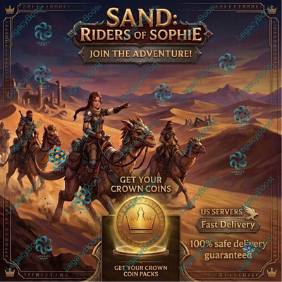  SAND RAIDERS OF SOPHIE  CROWN - COINS 10K-200K (10.000-200.000) NA/EU SERVER