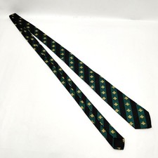 NO TARIFF Gucci Tie Greens Silk100 Gold Silk100 3283531