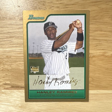 Bowman Gold 2006 Hanley Ramirez Florida Marlins #204 Rookie Card. rookie card picture