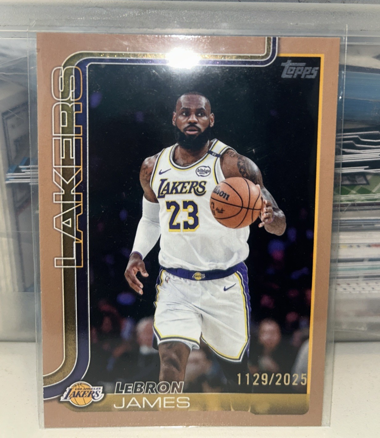 LeBron James 2025-26 Topps Basketball Gold /2025 #150