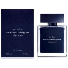 FOR HIM NARCISO RODRIGUEZ BLEU NOIR cologne edt 3.3 oz 3.4 New in Box