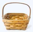 Longaberger1985 Small Berry Basket with a Swinging Handle USA Woven Wood — photo 1