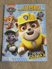 NEW, PAW PATROL JUMBO COLORING AND ADVENTURE BOOK